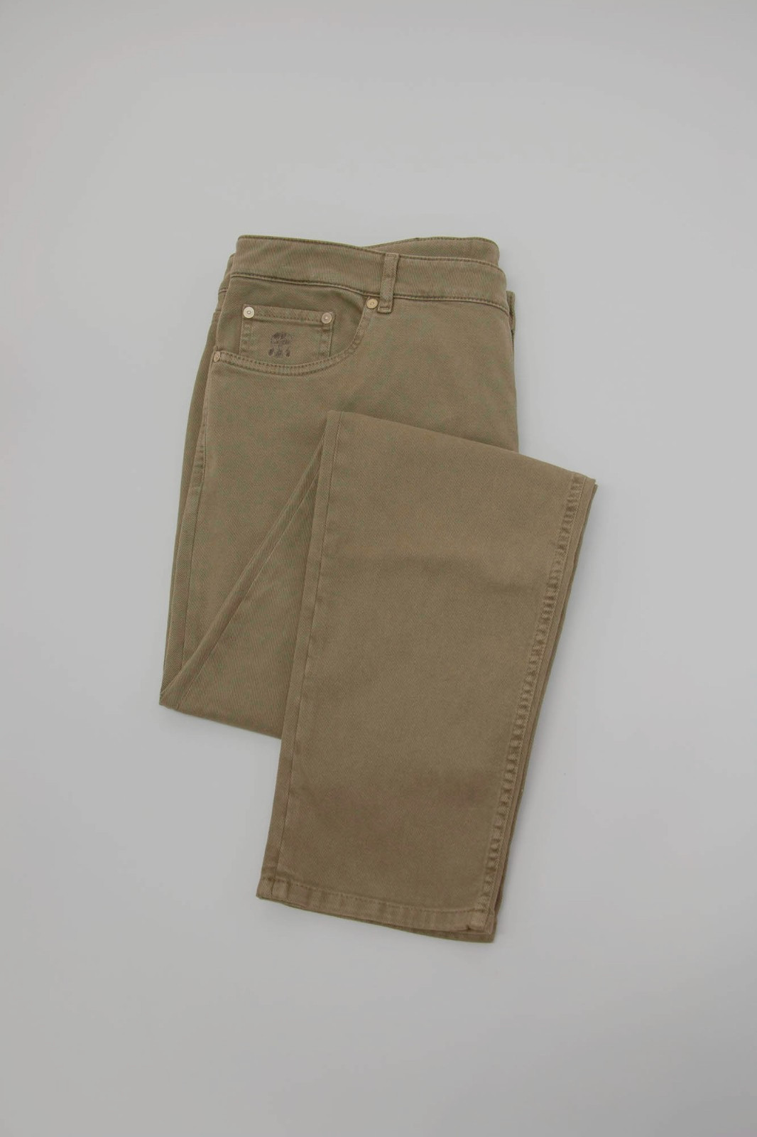 NWT Brunello Cucinelli Men “Traditional Fit” Jeans W/Logo Accents 54/ 38US A262