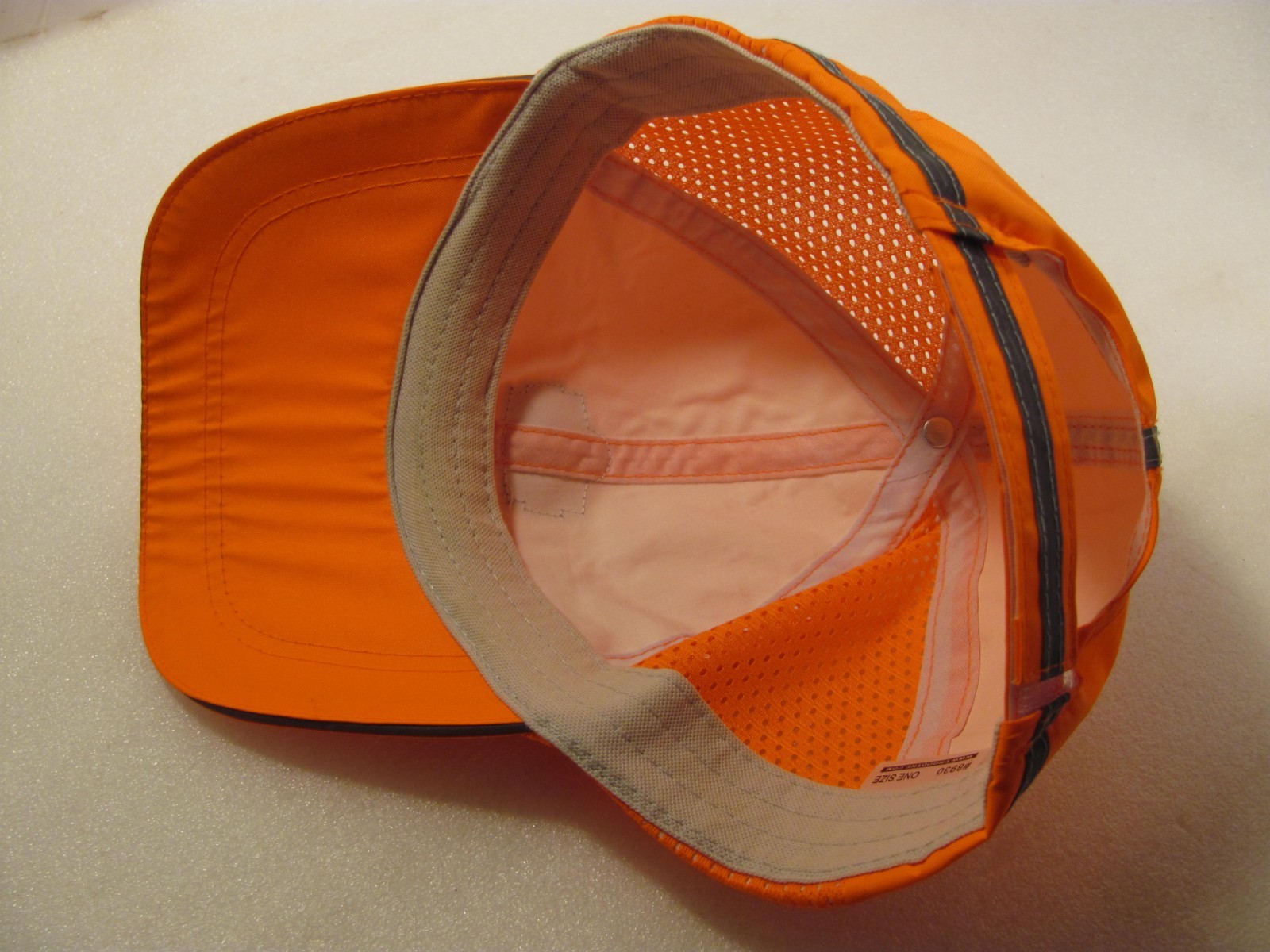 Ergodyne High Visibility Hat Mens Orange Reflective Line Summer Lightweight Cap