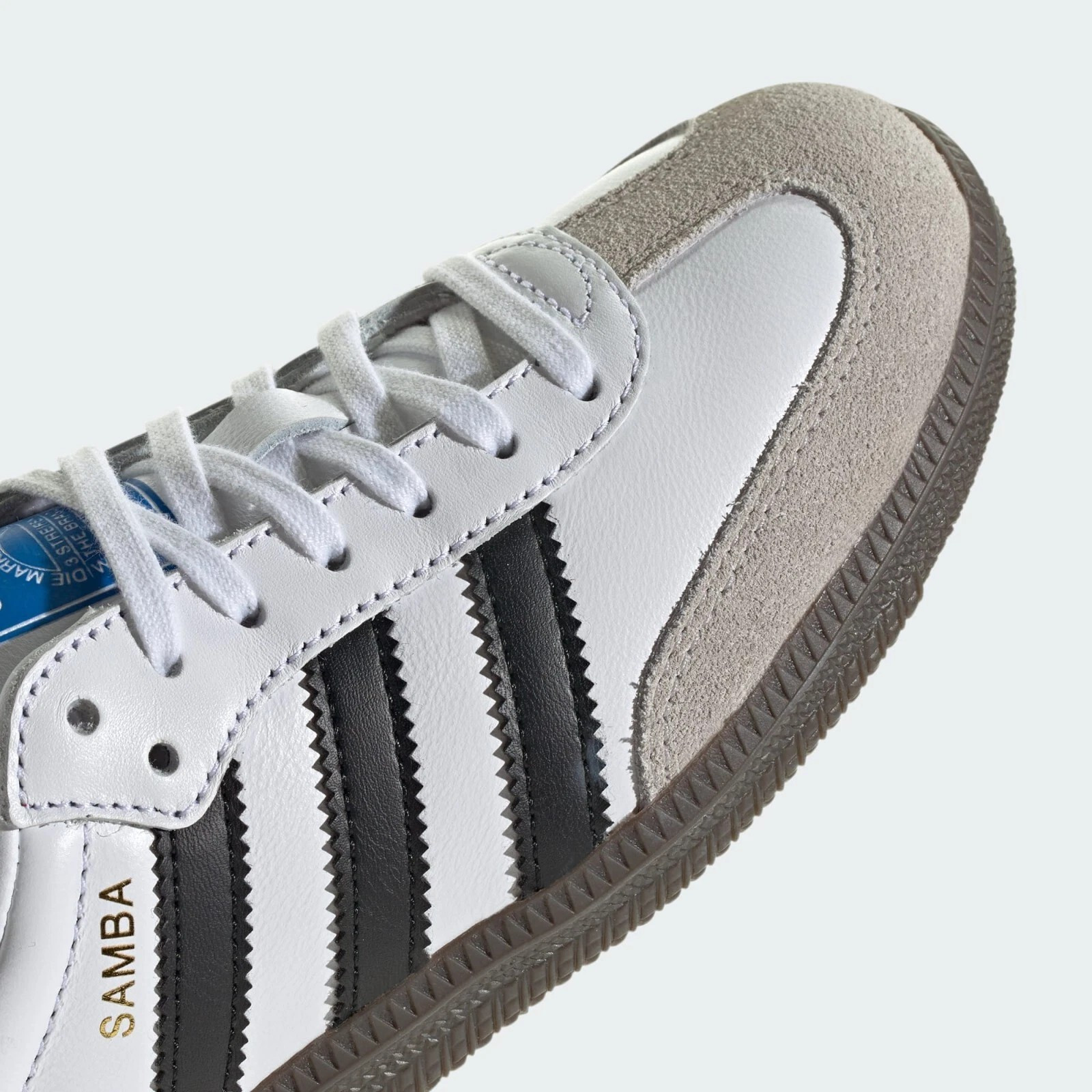 Adidas Samba OG J Youth Cloud White/ Core Black IE3675 Fashion Shoes