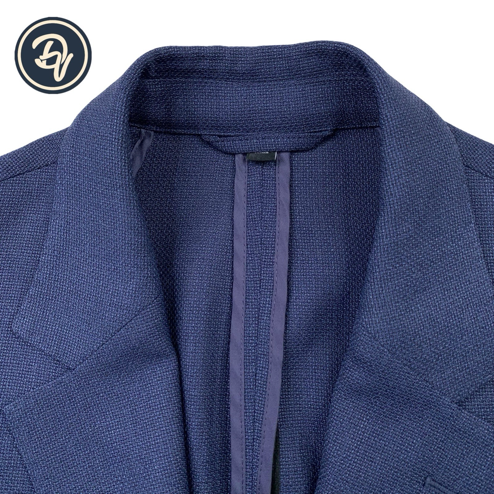 Mens 40 R Bonobos X V.B.C. Royal Navy Hopsack Knit Patch Pocket Slim Fit Blazer