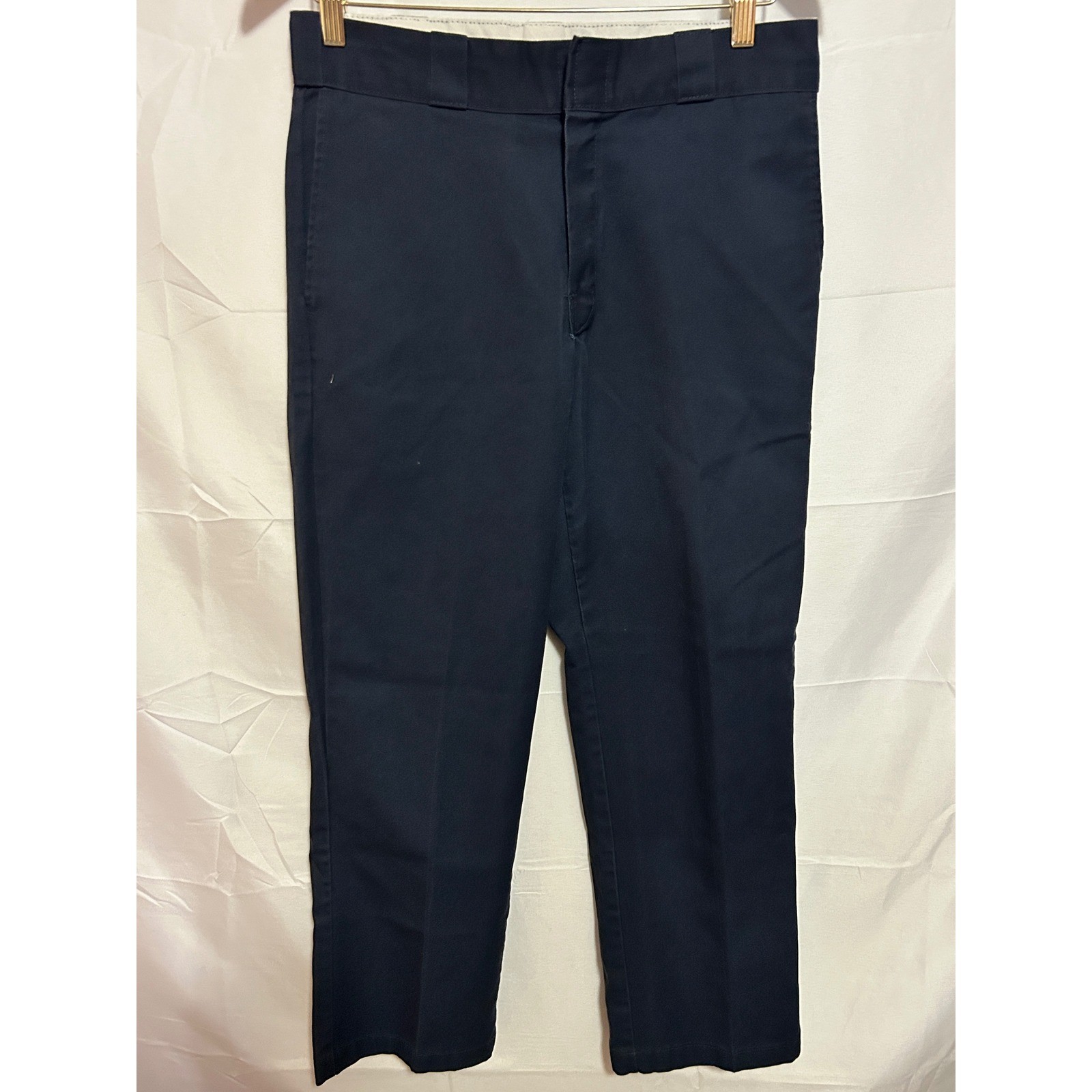Dickies 874 Original Fit Work Pants Mens 32×30 Dark Navy Blue Chino 874DN