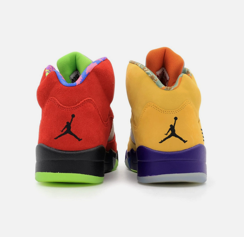 Jordan Air Jordan 5 Retro What the SE Solar Orange CZ5725-700 Suede Multicolor