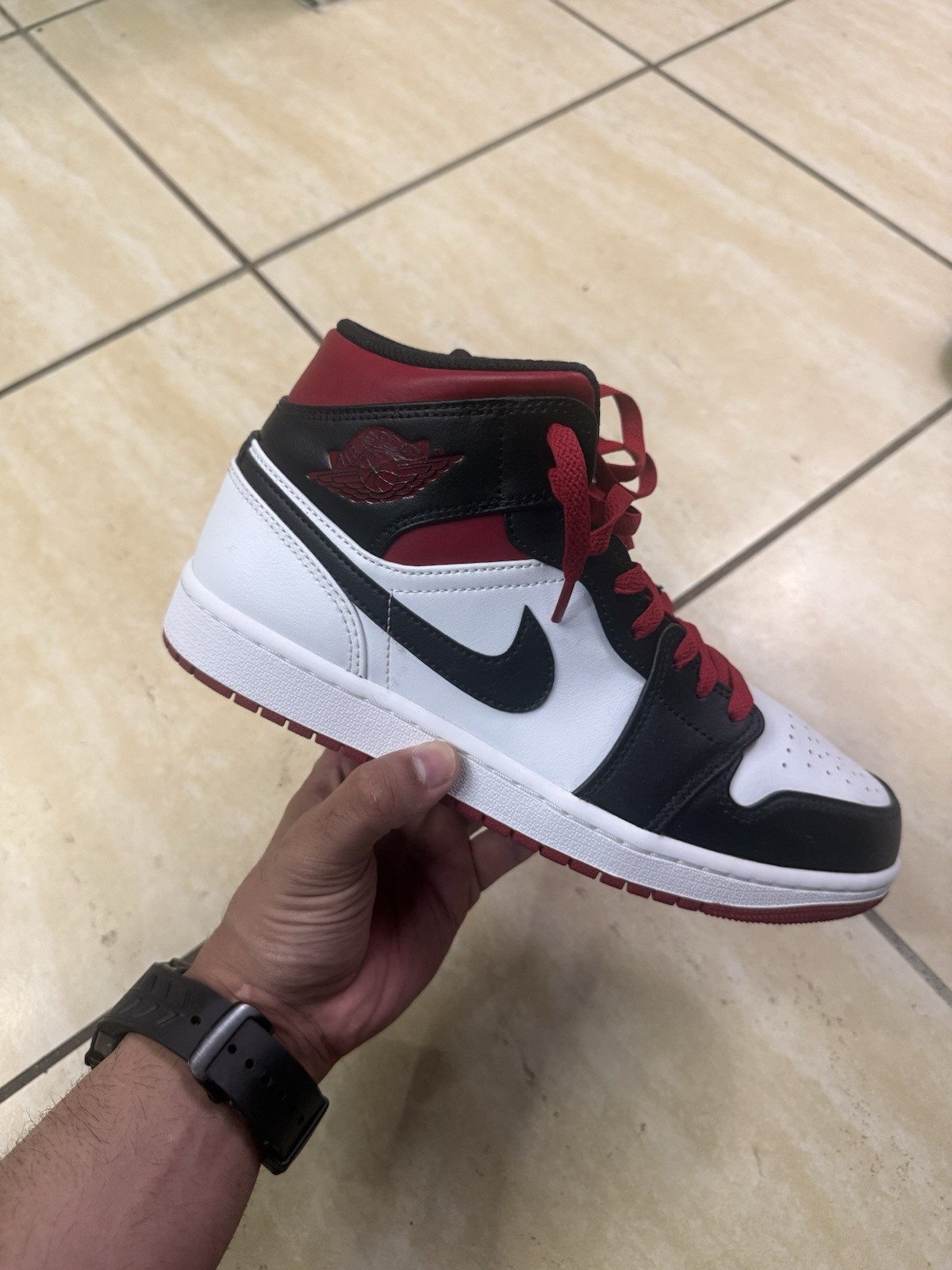 Jordan Bundle Size 9 ( Jordan 11 Cherry, Jordan 1 Mid, And Jordan 4 Red Cement)
