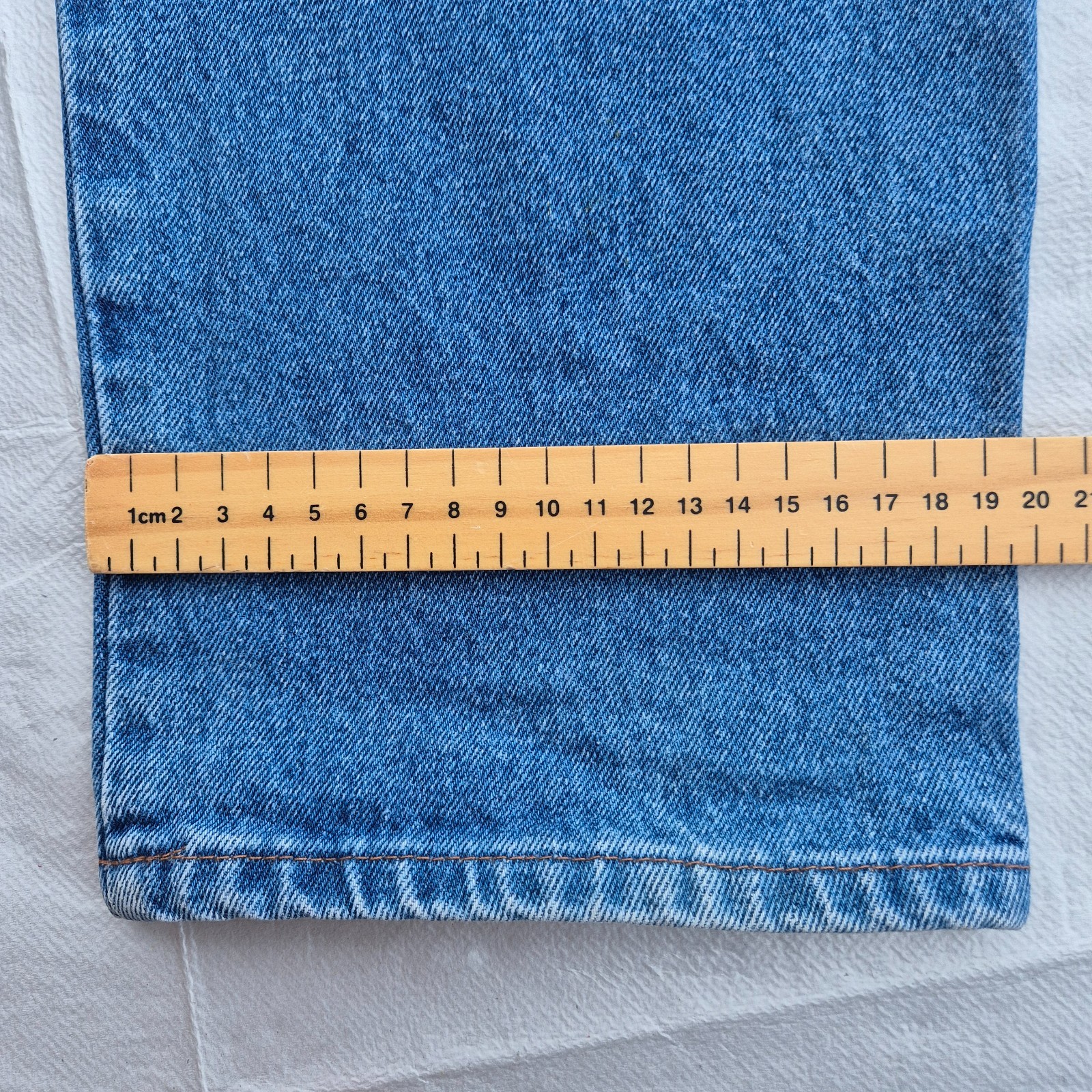 Lee Cooper Mens Regular Fit Straight Jeans Blue Denim W36 L32 Cotton Vintage