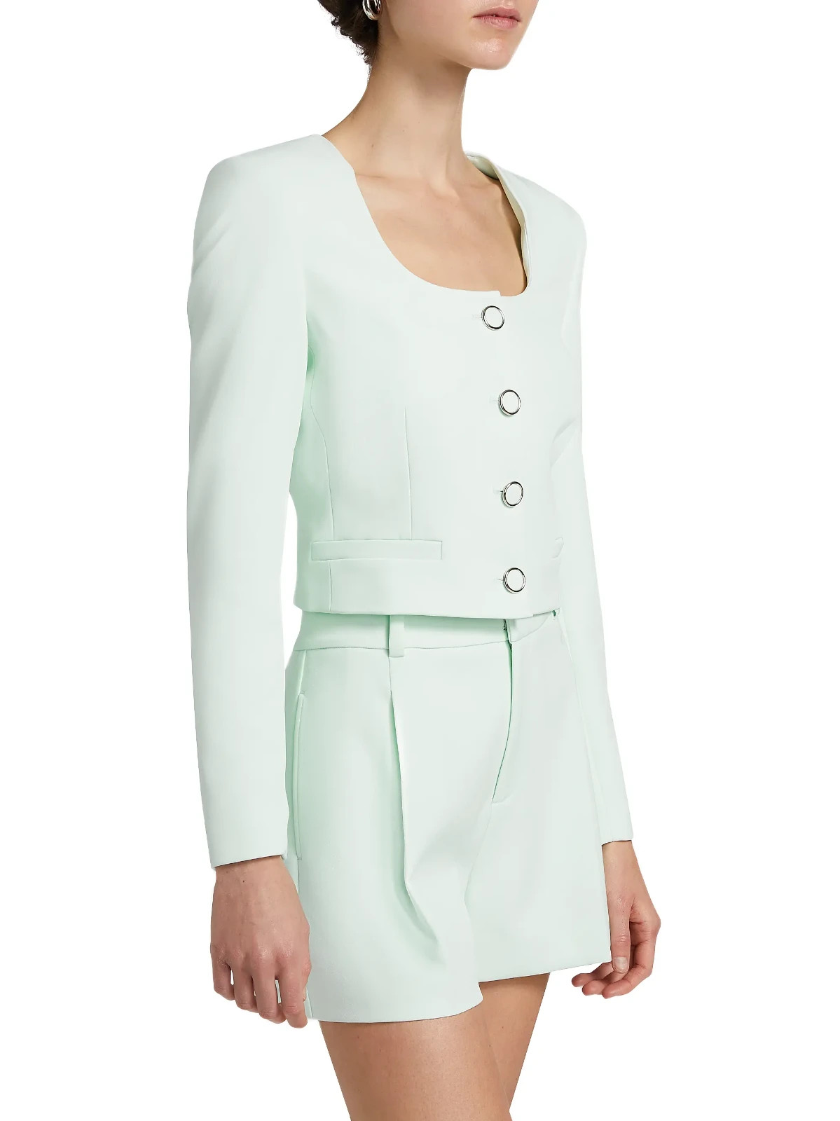 Generation Love Jina Crepe Crop Blazer Small- MSRP $365