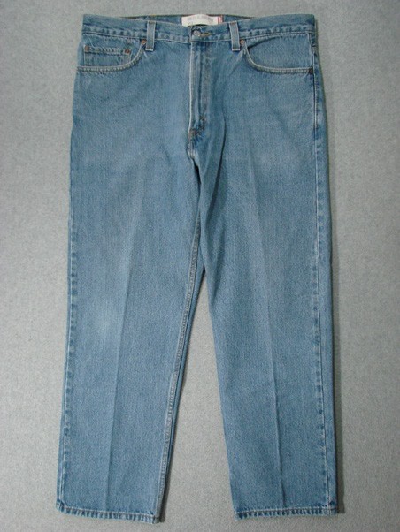 TD09442 2009 **LEVI’S** 505 STRAIGHT LEG JEANS 38×30 (msr 38″x30″)