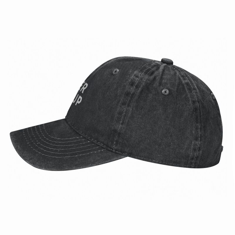 NEVER GIVE UP Funny Letter Print Sun Hat Adjustable Unisex Baseball Cap