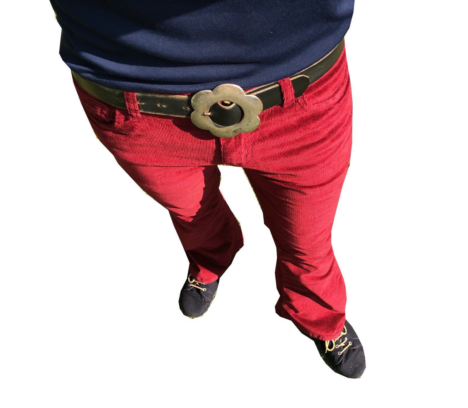 Men’s Bell Bottoms Flared Pants – Retro Corduroy Flares – 60s 70s Hippie Mod