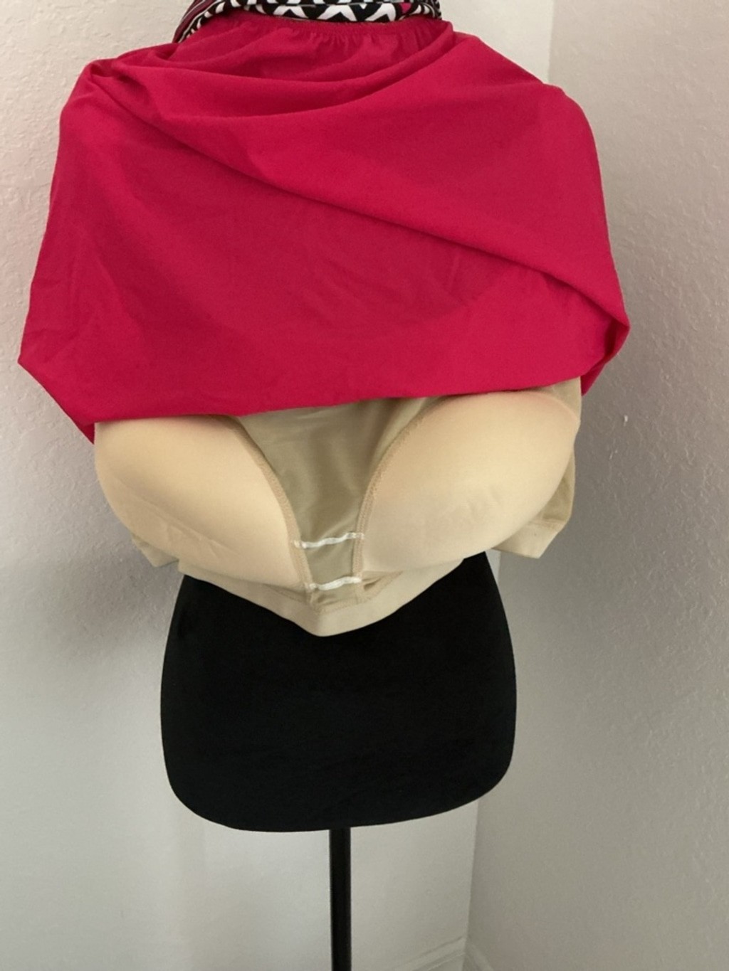 Swimsuits For All Pink Tankini Top Size 22 Adjustable Straps Built-In Bra