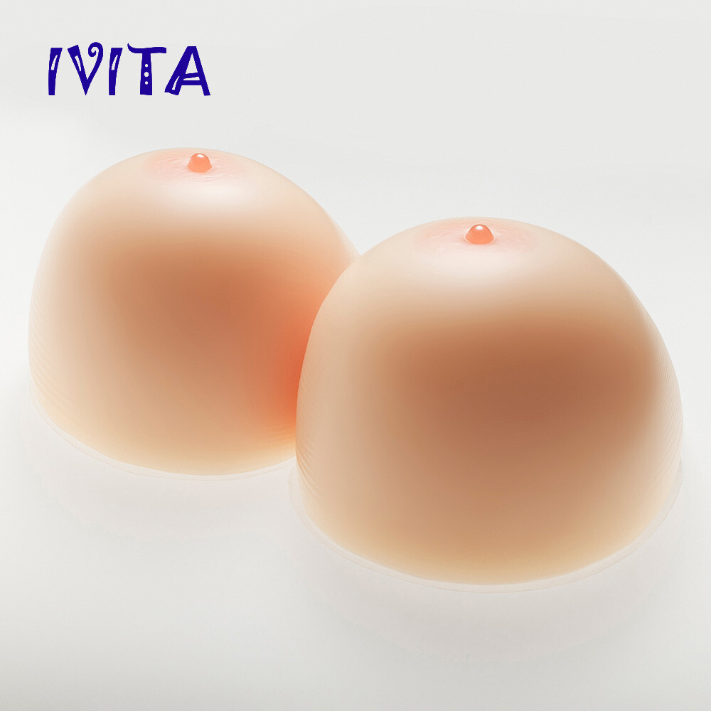 IVITA 11XL to 26XL Teardrop Silicone Breast Forms Super Large Fake Boobs