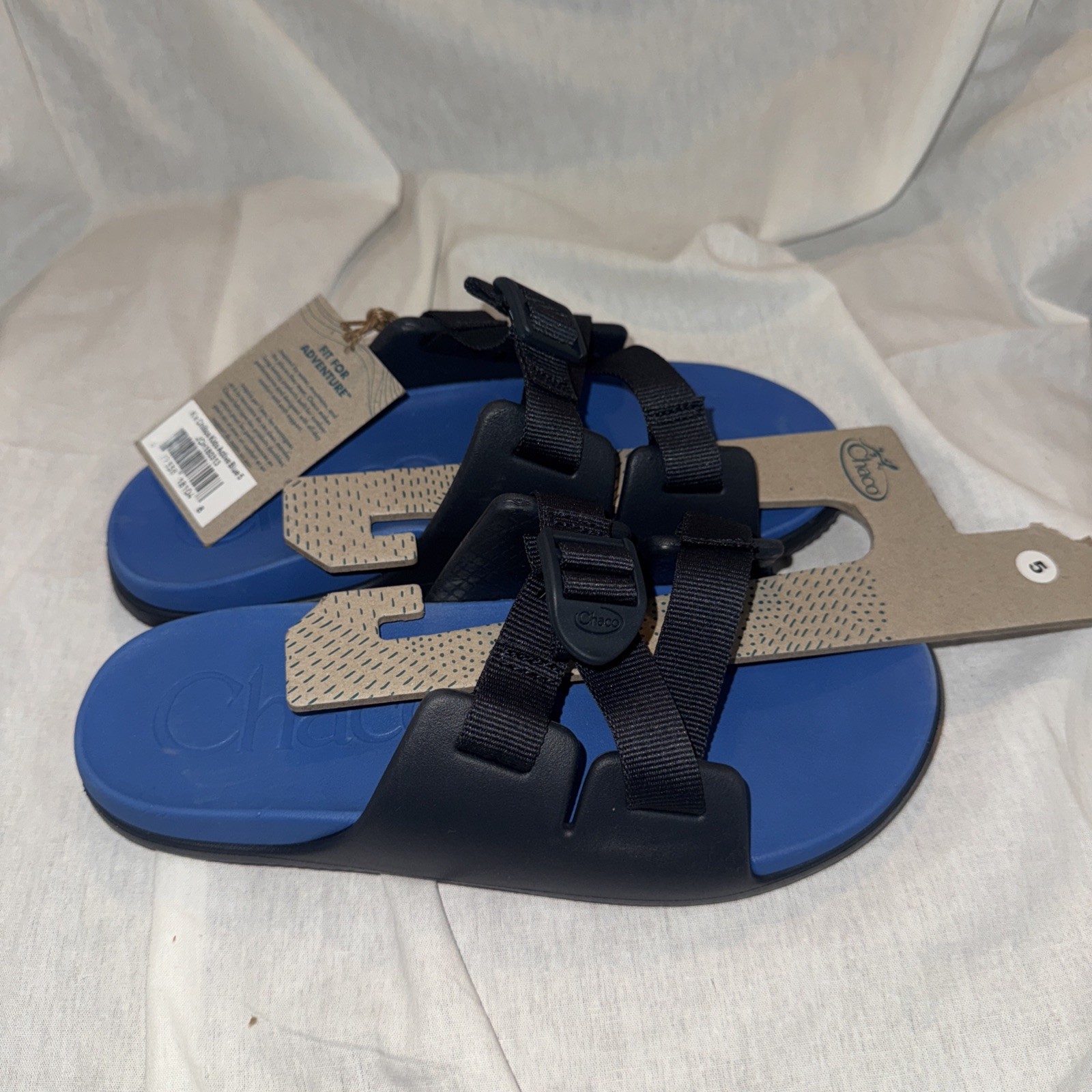 Chaco Unisex Big Kid CHILLOS Sandal, Active Blue, Sz 5, NWT