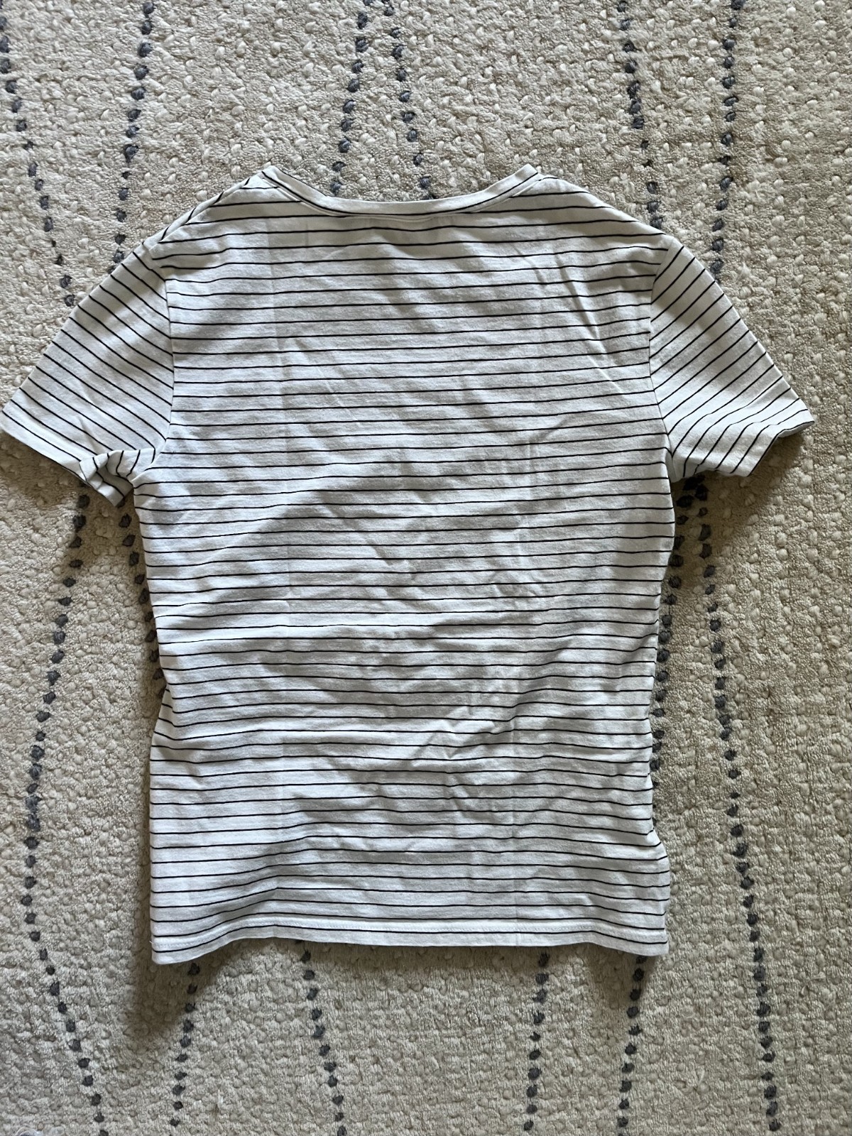 Theory Tiny Tee 2 Moto Stripe size small
