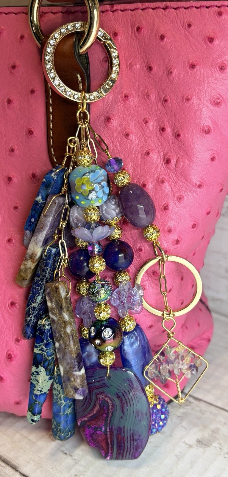 Purse Charm✨Bag Charm✨Bag Swag✨Handmade Bling Keychain✨Handbag Jewelry✨NWT