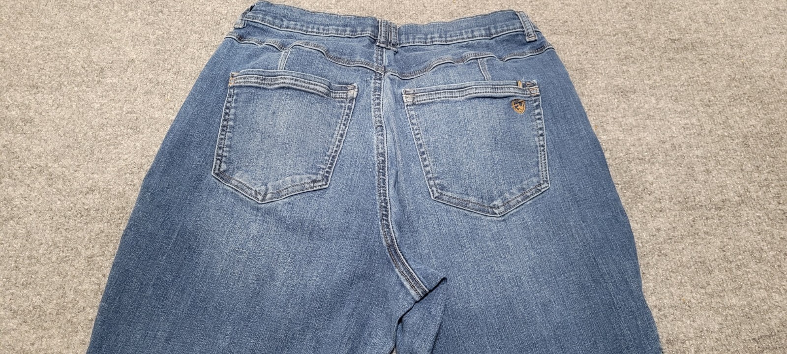 Kuhl Denim Jeans Women’s 12 Reg Stretch Straight Leg High Rise Comfy Outdoor
