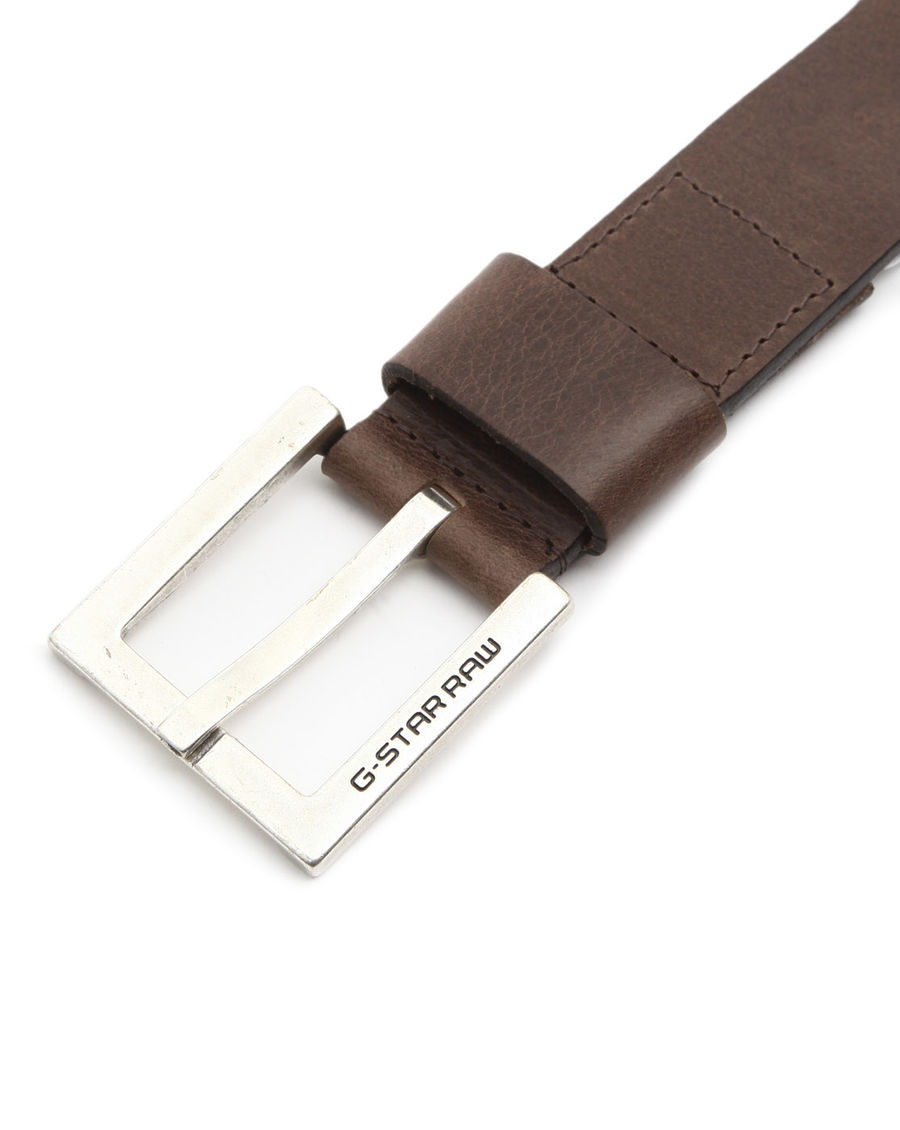 NWT Men’s G-Star Raw Duko Leather Belt Dark Brown Size 28 30 32 34 36 SOLD OUT