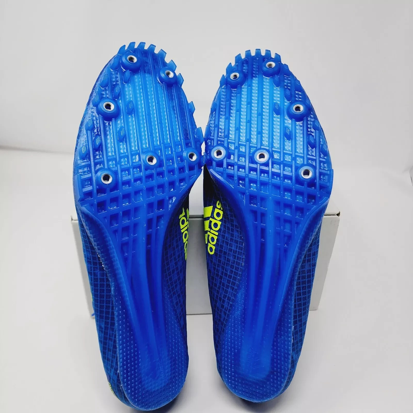 Adidas Adizero Finesse Men’s Size 11.5 Track & Field Spikes Blue Yellow H68746