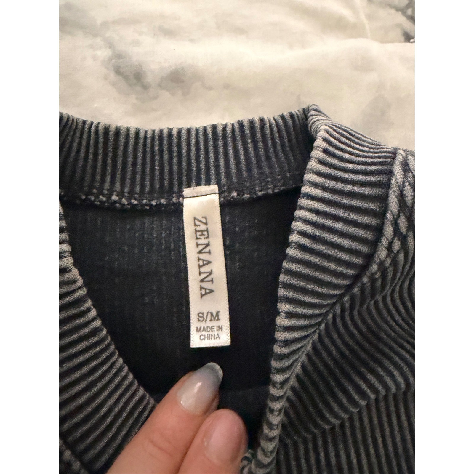 Lot 3 Aerie athleisure Basic Crop Tank Tops Ribbed Tie Dye Mineral Wash M