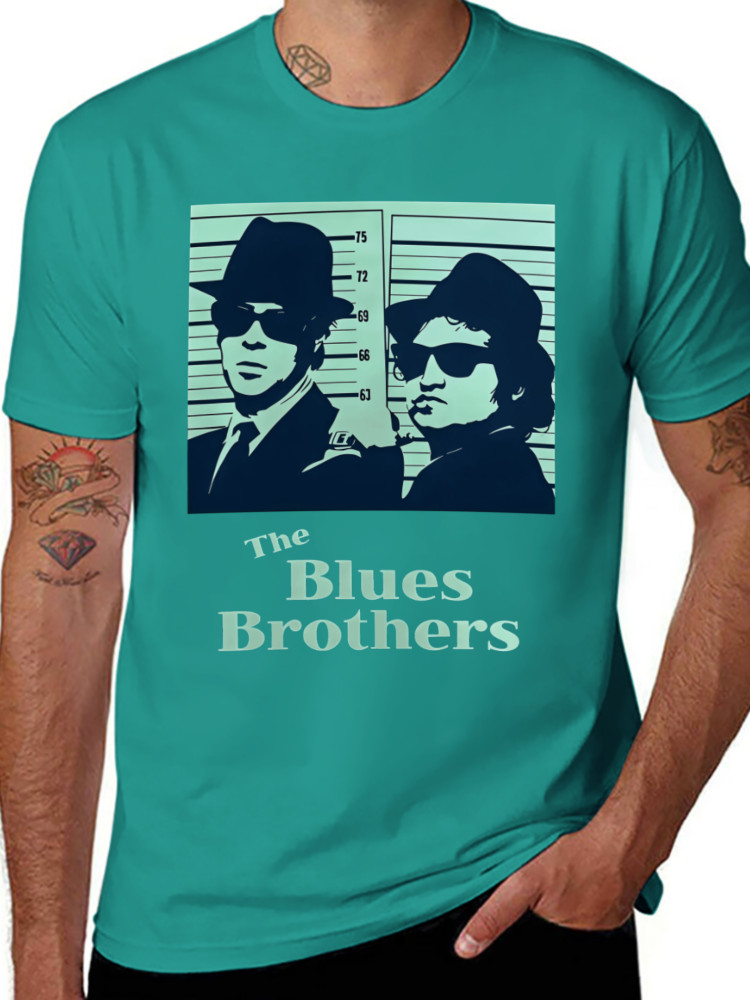 Blues Music Graphic T-Shirt | Men’s The Blues Brothers Shor