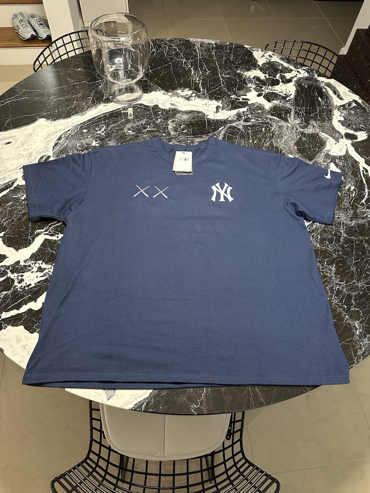 Kaws Yankees Nike Elevated Max 90 T Shirt XXL