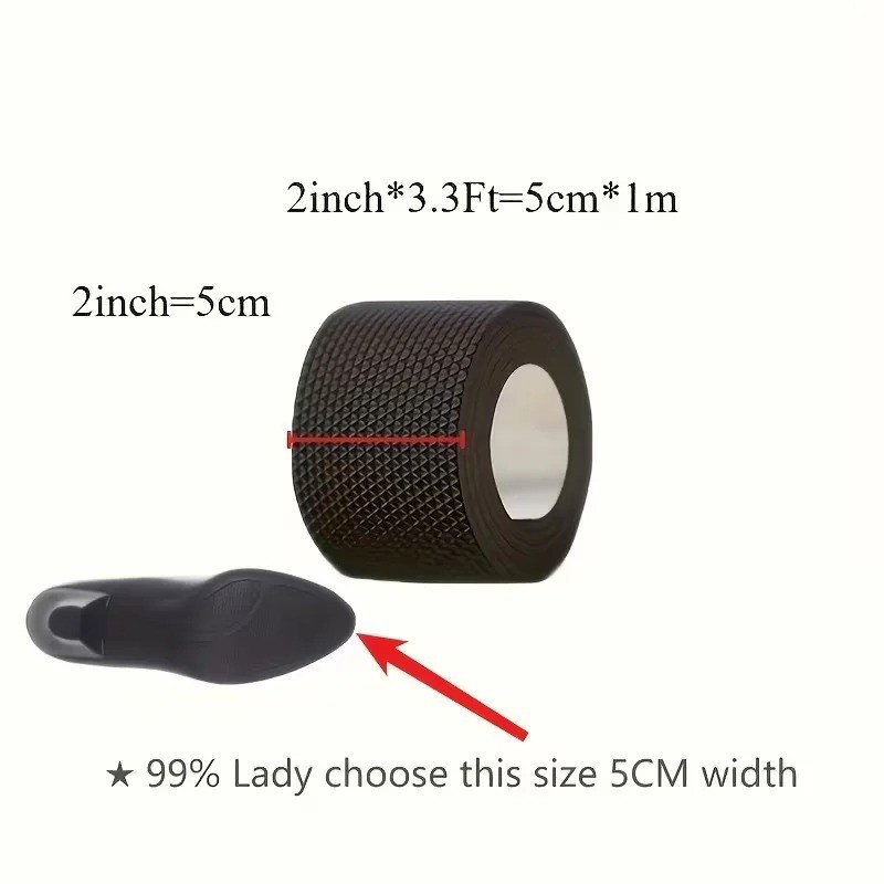 Self Adhesive Shoe Sole Protector Non Slip Repair Tape Anti Wear Stickers