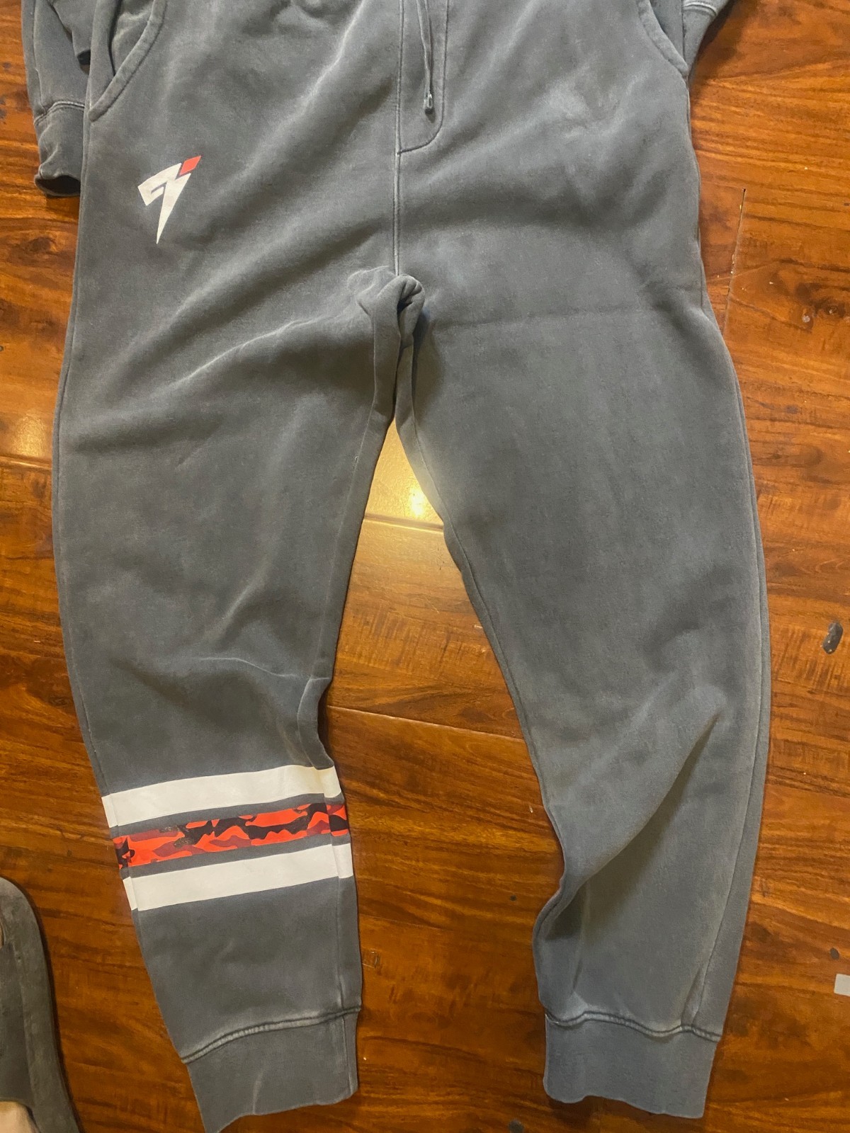 FaZe Clan Pamaj Aim Higher FKN PRFCT Washed Gray Embroidered Track Suit