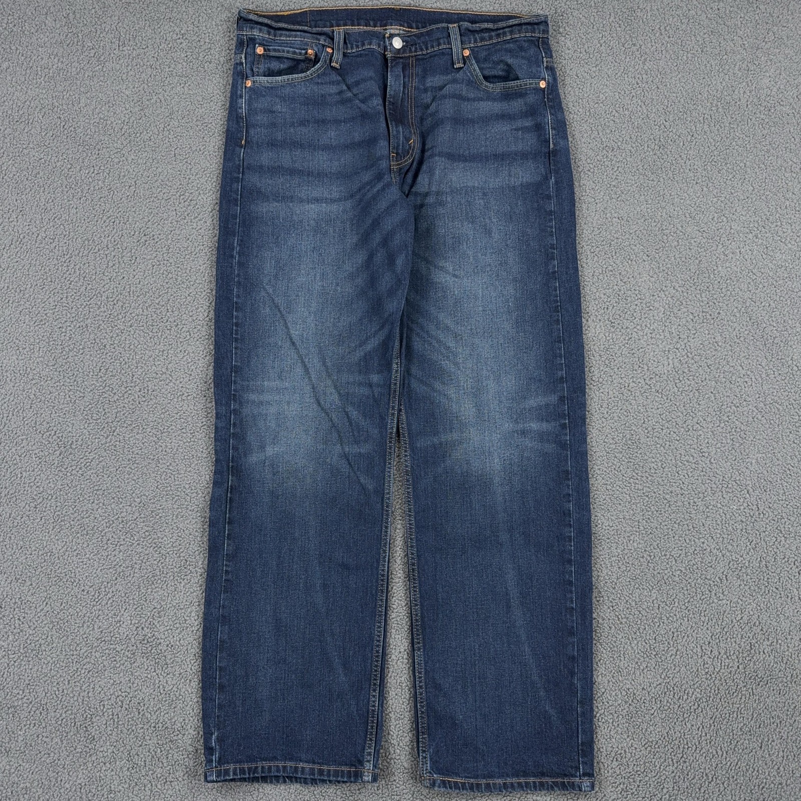 Levis 569 Jeans Mens 36×34 (36×32.5) Blue Relaxed Straight Medium Wash Denim