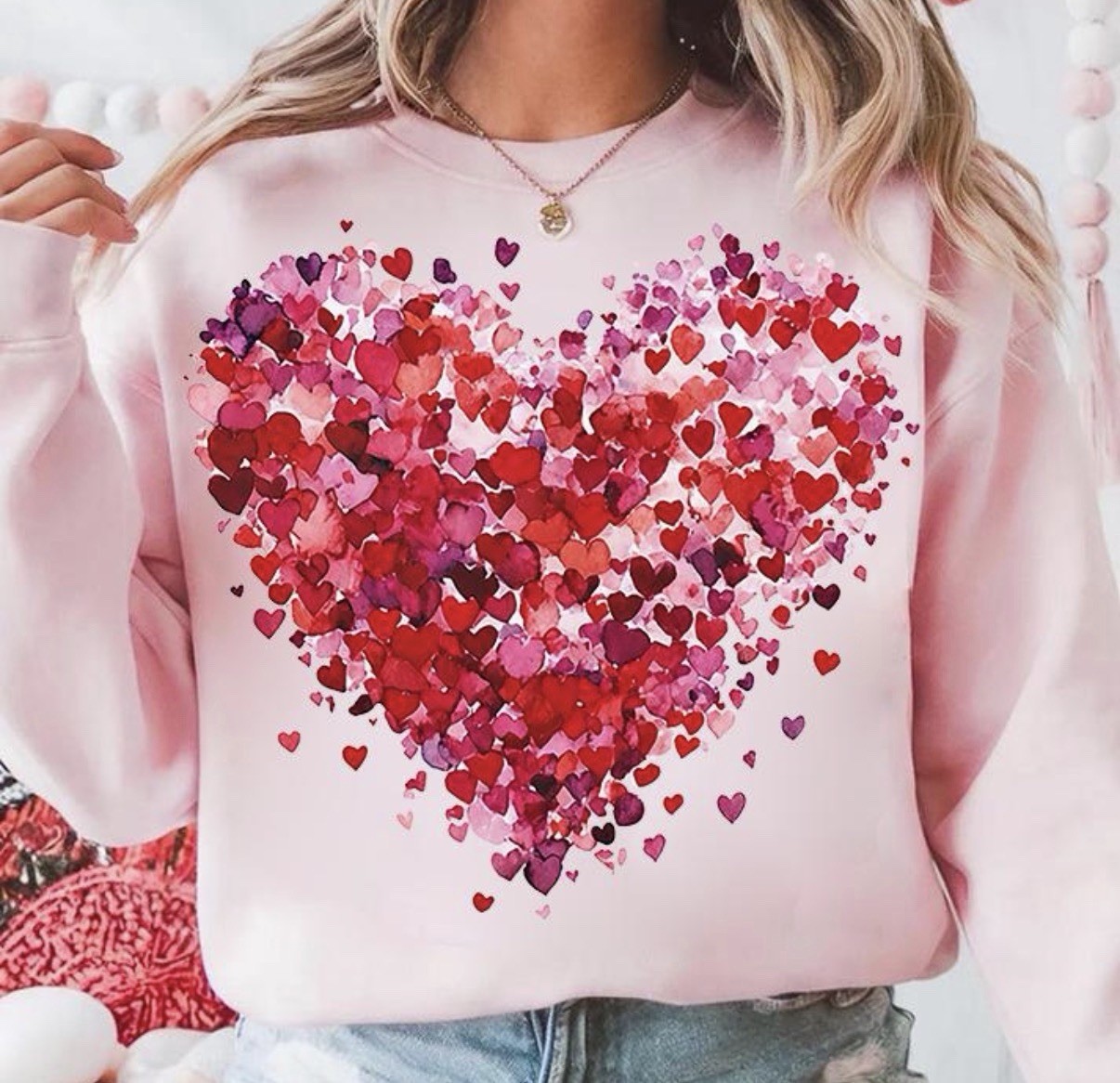 🩷Hearts Love Cupid Hearts Custom Unisex T-Shirt Top Tee Size S-3XL