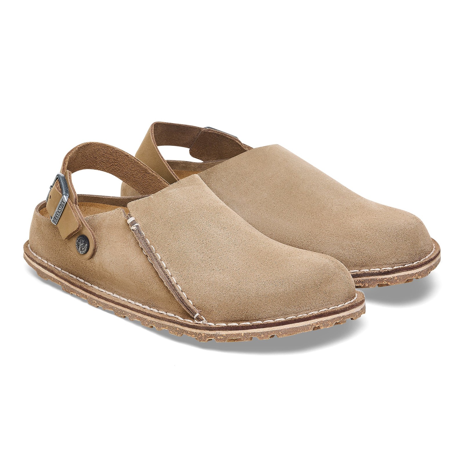 BIRKENSTOCK LUTRY PREMIUM SUEDE SUEDE LEATHER UNISEX CLOGS