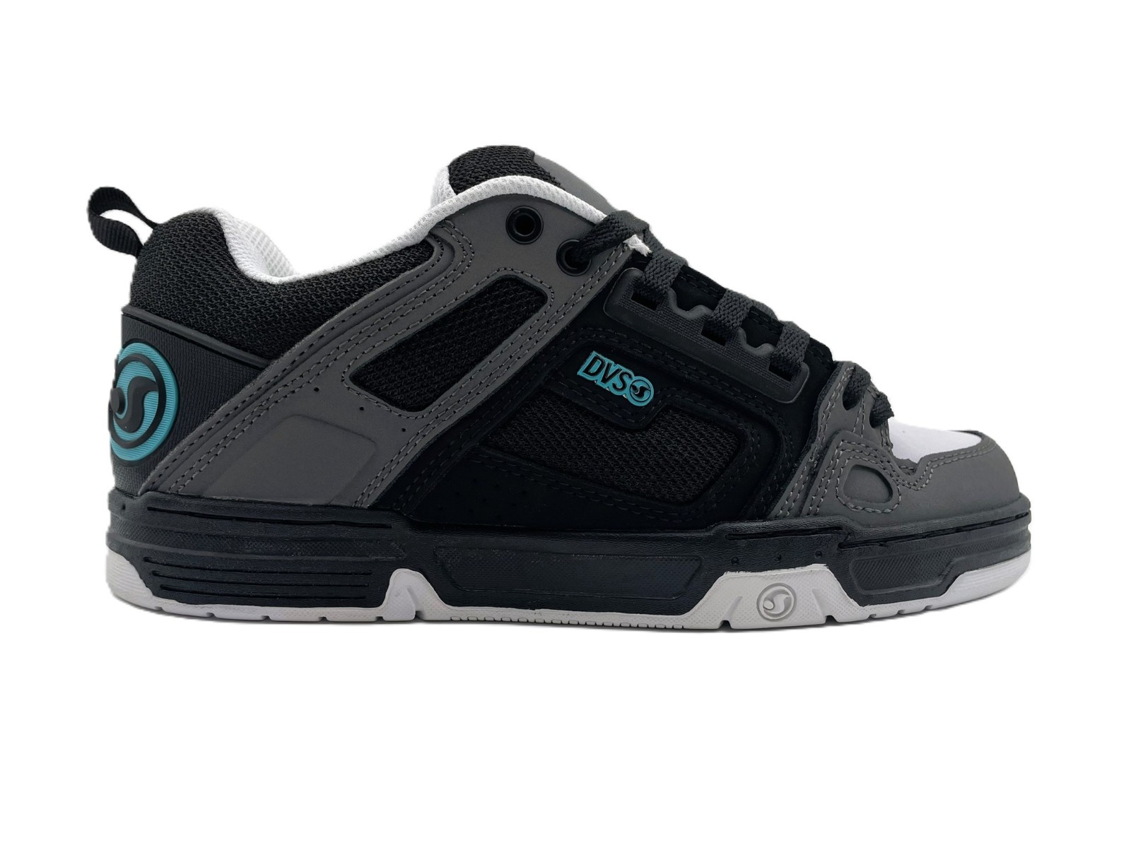 DVS – Comanche Shoes – Black Charcoal Turquoise