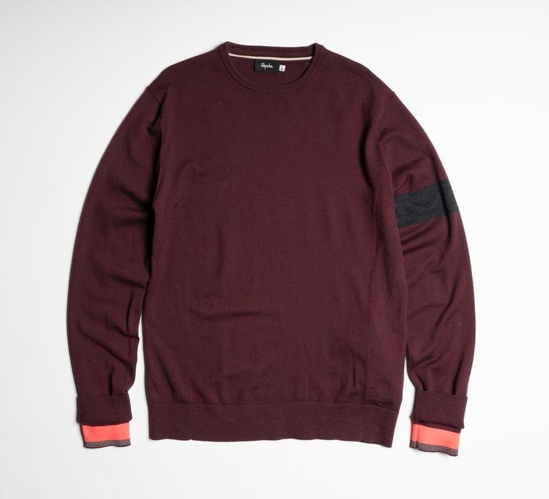 Men Rapha Sweater Burgundy Wool 40 /L / 48
