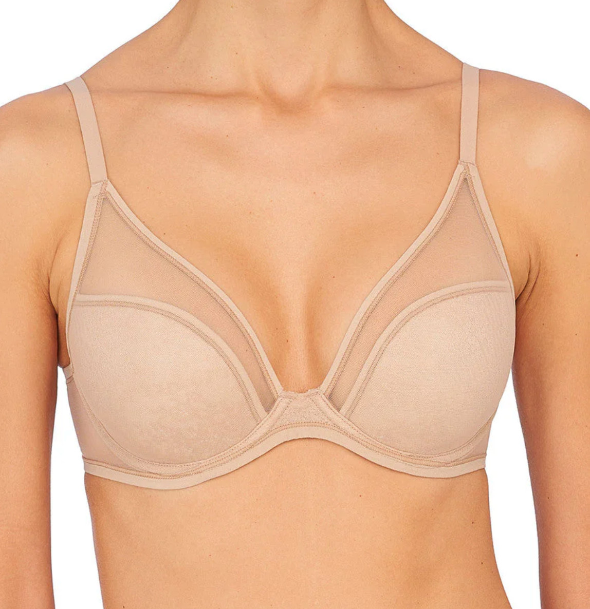 Natori 30DDD Escape Spacer Underwire T-Shirt Bra NWOT 721267 Cafe