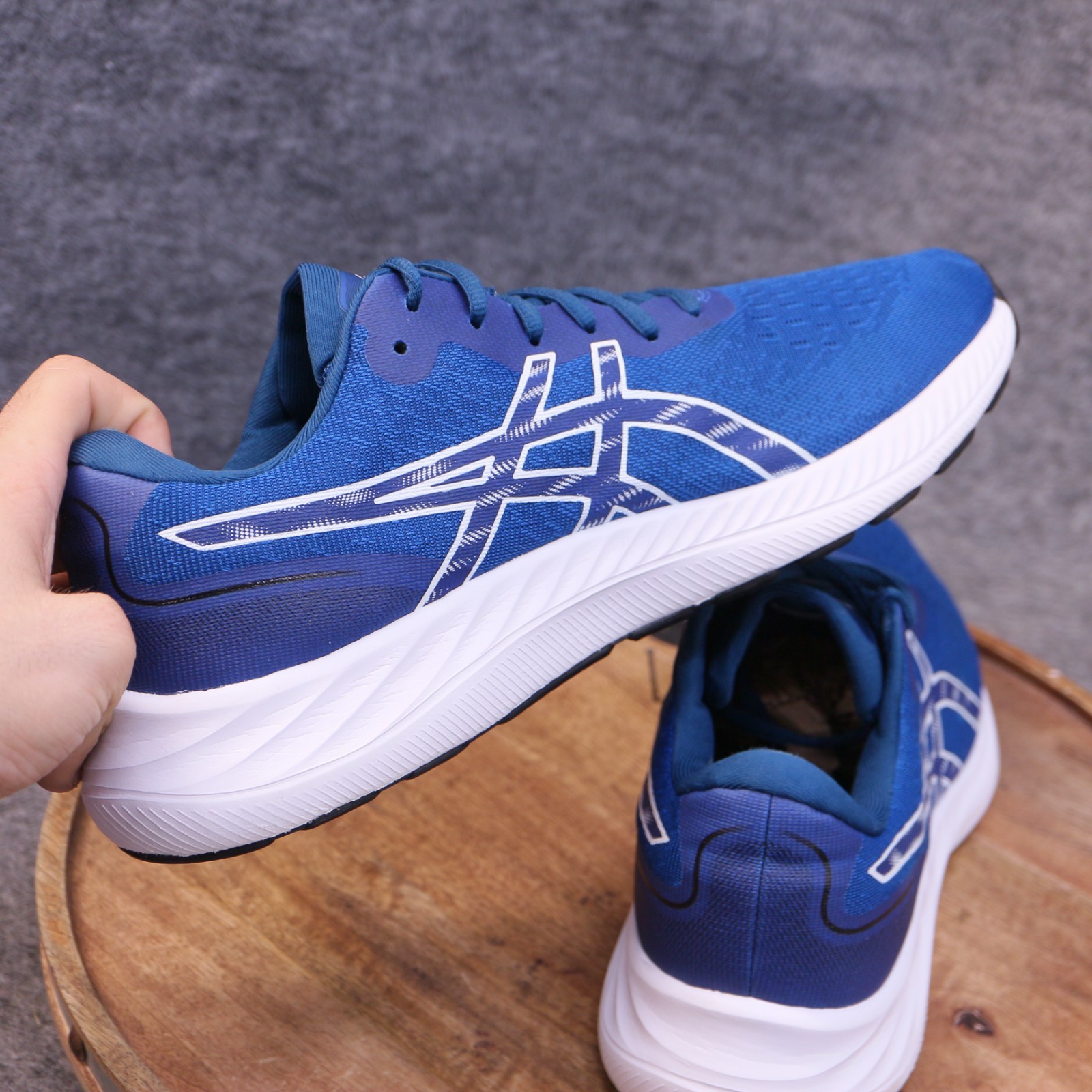 Asics Gel-Excite 9 1011B338-400 Mens Size 12 Running Shoes Lake Drive Sneakers