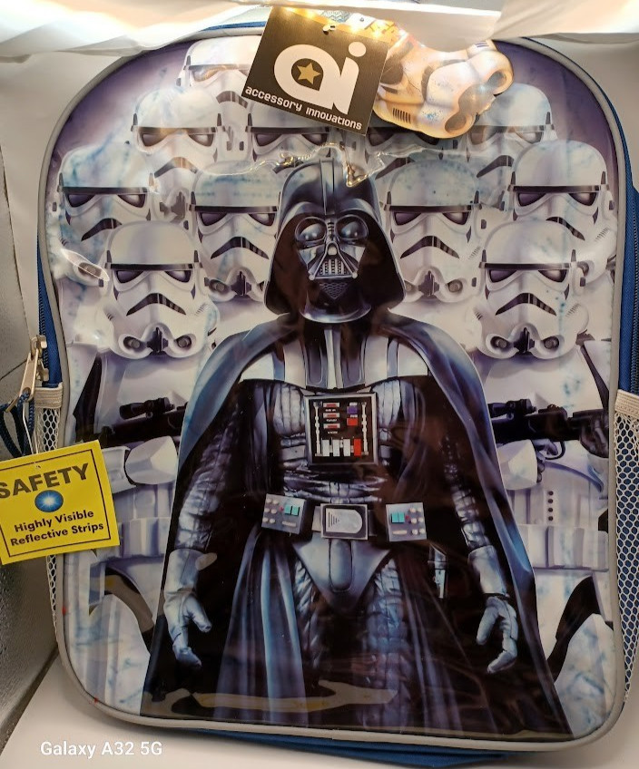 NWT) Star Wars Darth Vader & Imperial Army Backpack by Accessory Innovations
