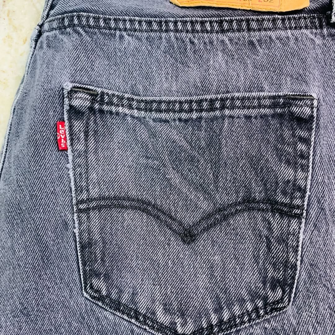 Levi’s 501 Button Fly Jeans for Men, Black, 31*32 Regular Fit