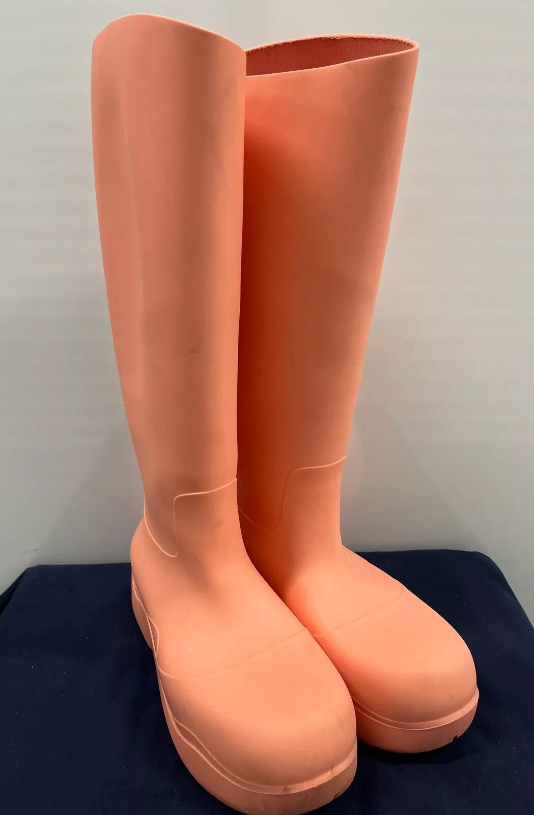 BOTTEGA VENETA Puddle Knee Boots Pink Women’s Size 41