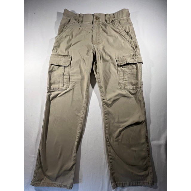 Wrangler ATG Cargo Pants Mens 32×30 Khaki Tan Excellent Stretch Utility Outdoor