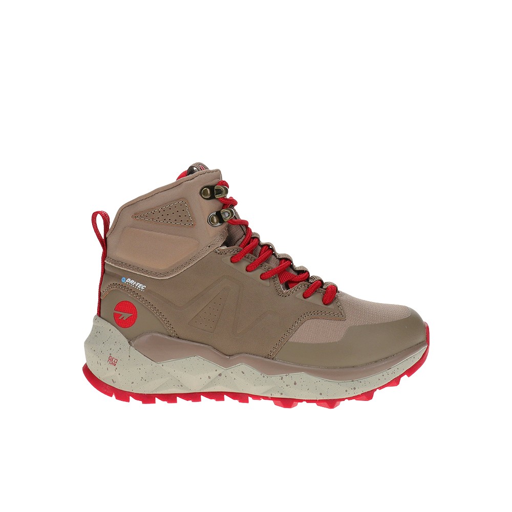 Hi-Tec Geo Pro Trail Mid Hiking Boys Beige Casual Boots CH80092Y-TR