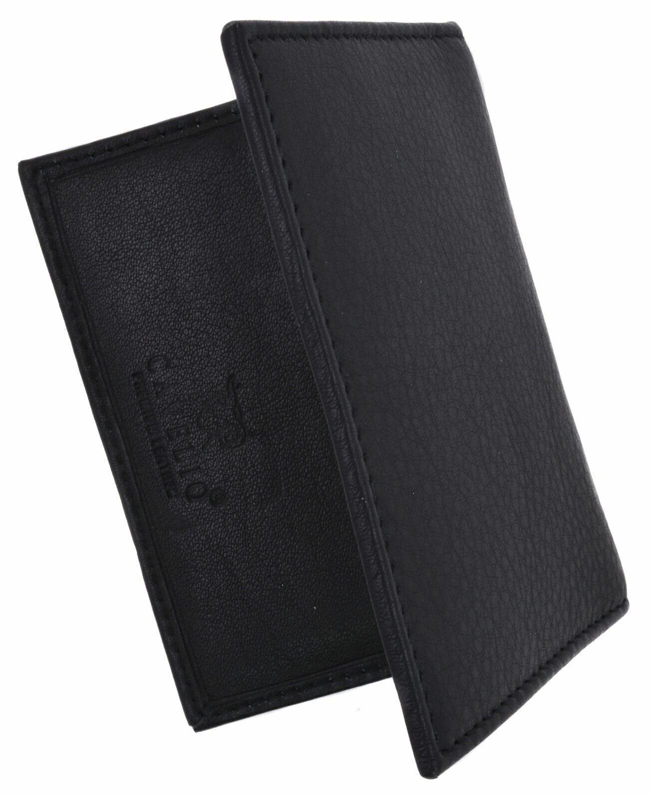 RFID Mens LEATHER Bifold Wallet ID Credit Card Holder Front Pocket Black Brown G