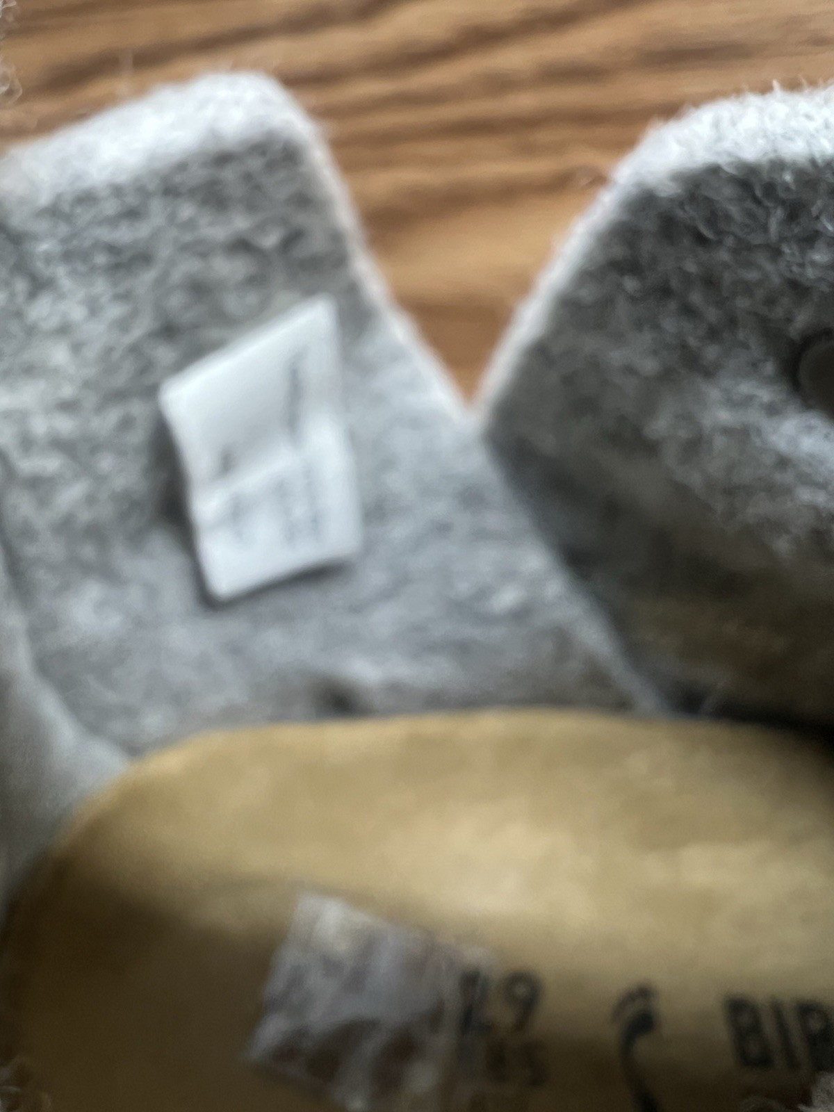 BIRKENSTOCK – Kids Size c11 (29) Andermatt Shearling Wool Felt Gray Boots NEW