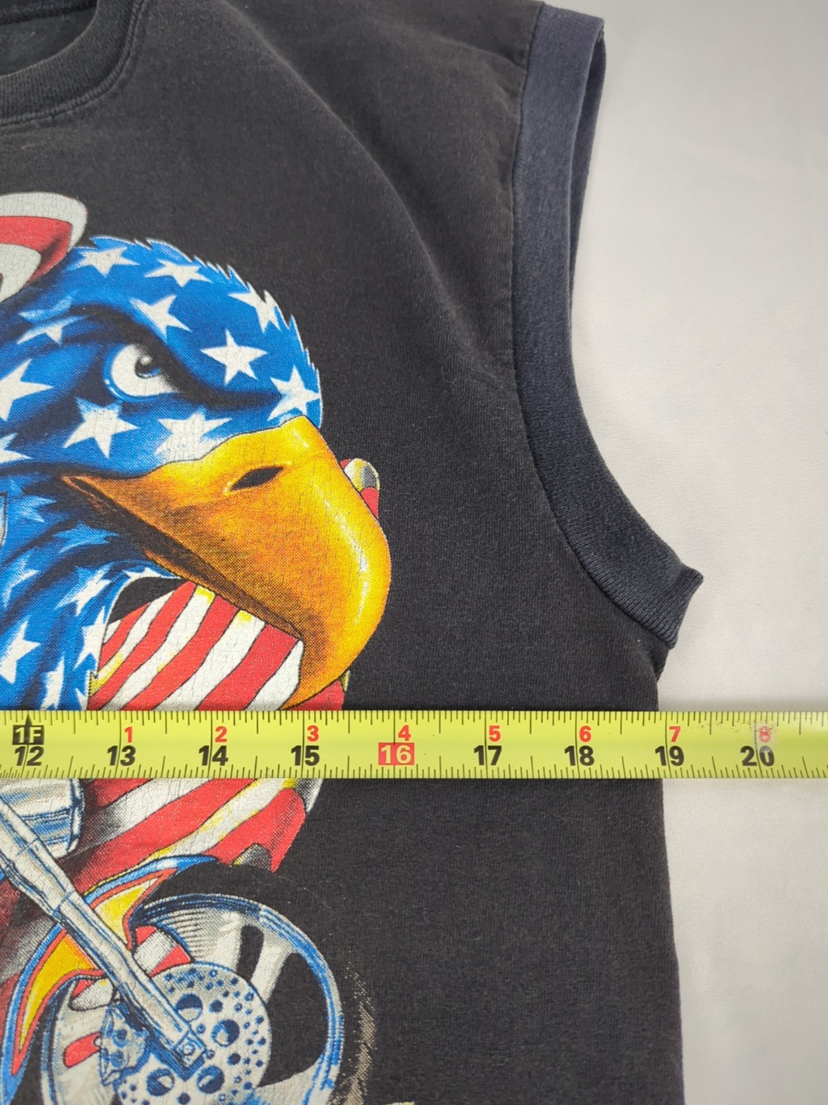 Vintage 1990 Harley-Davidson Eagle Wieblers Bettendorf IA Biker shirt sz M