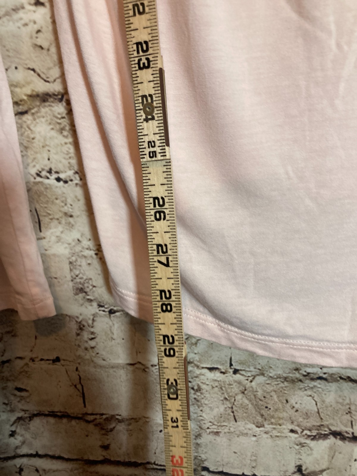 Old Navy Top Womens XL Powder Pink Cowl Neck Stretchy Layering Piece Capsule