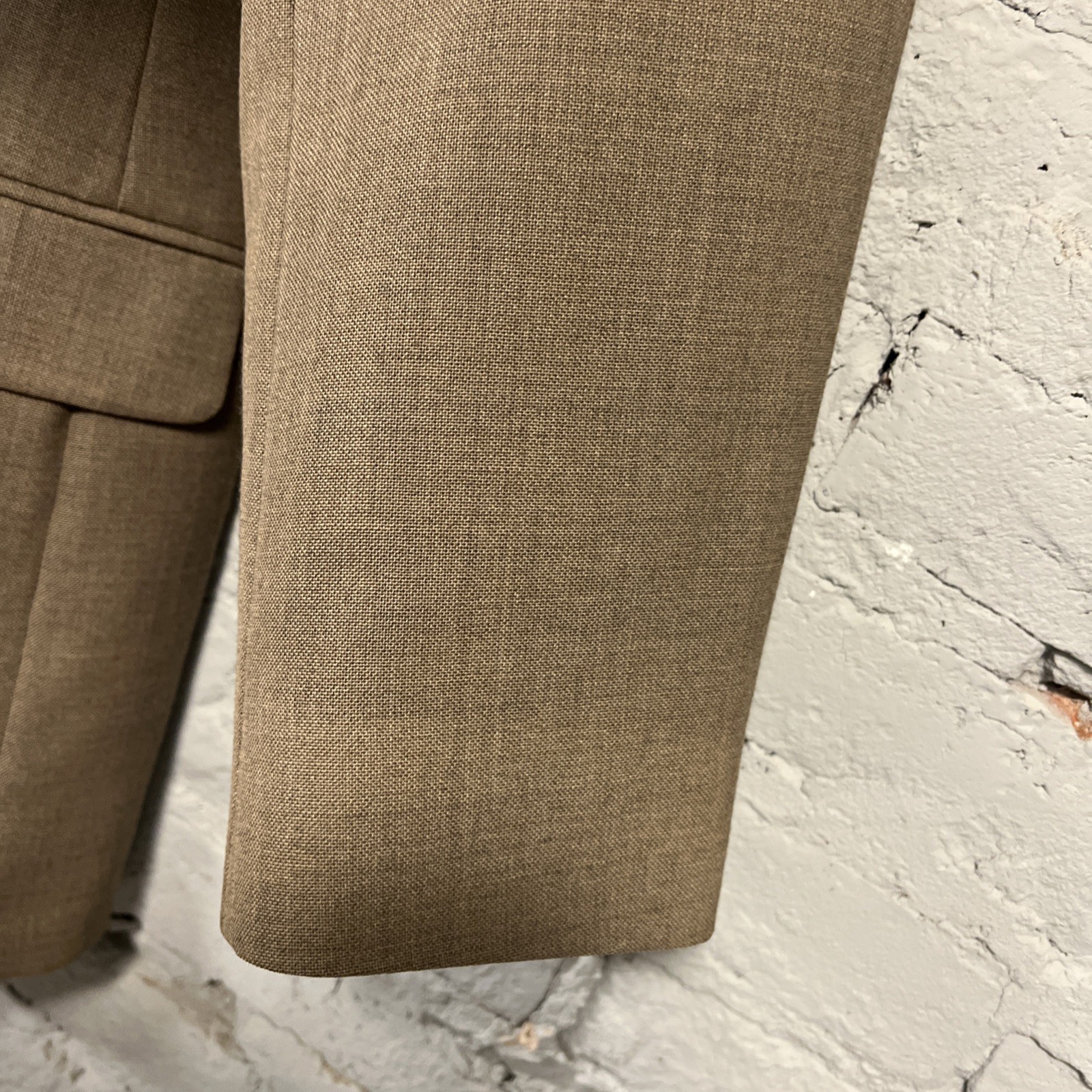 Stafford Jacket Men 48R Brown Tweed Blazer Sport Coat Polyester/Worsted Wool