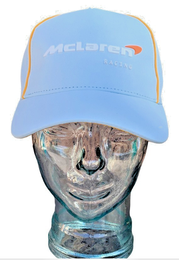 McLaren F1 Racing Team 2026 Sky Blue Drivers/Baseball Cap. Factory 2nd.