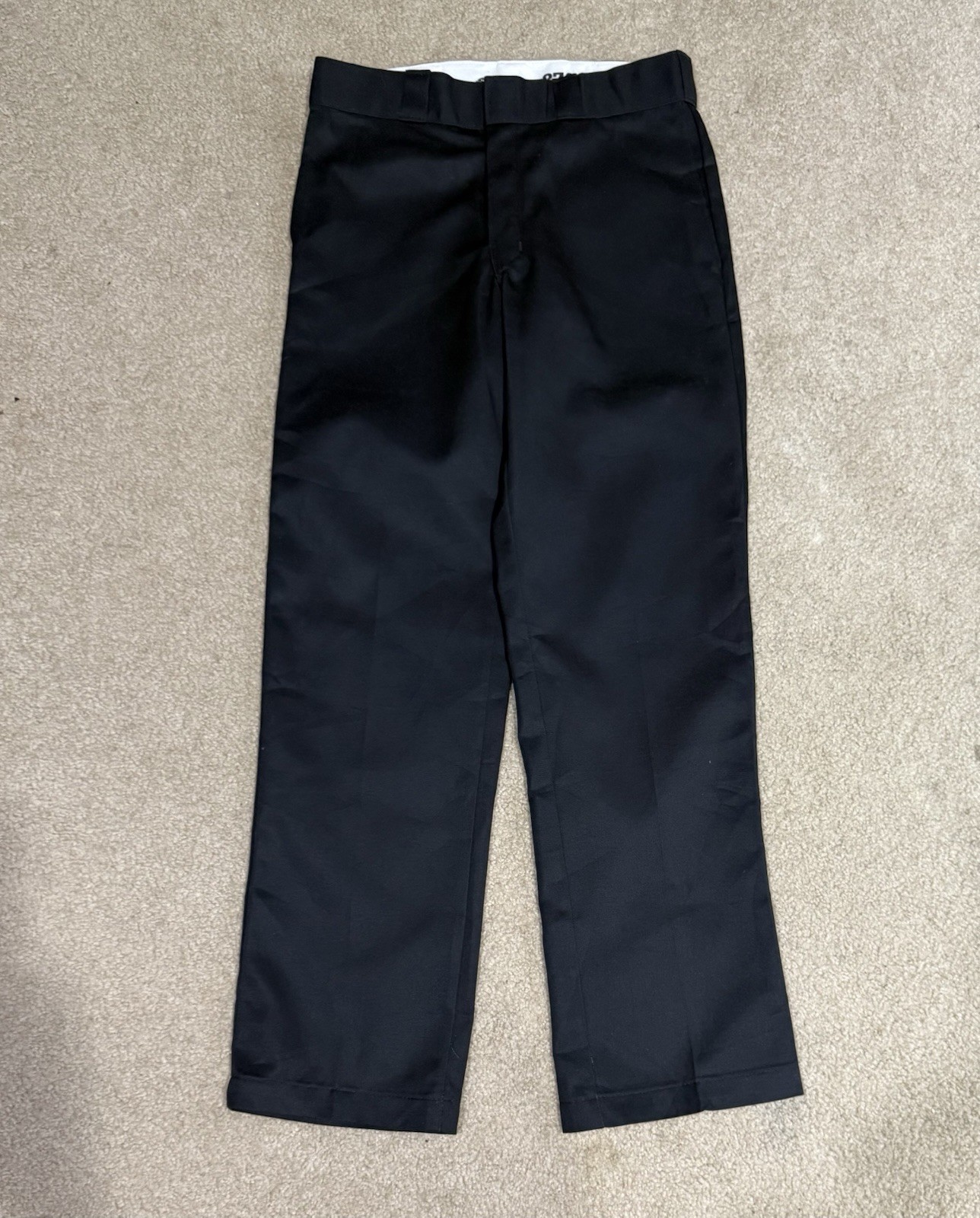 Dickies 874 Original Fit Pants Mens 32×32 Black Workwear Chino Straight Leg