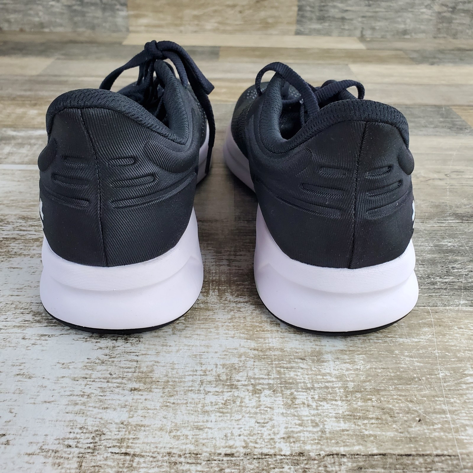 KURU ATOM Fusion Womens Shoes Sz 10 M Running Jet Black Bright White Sneakers