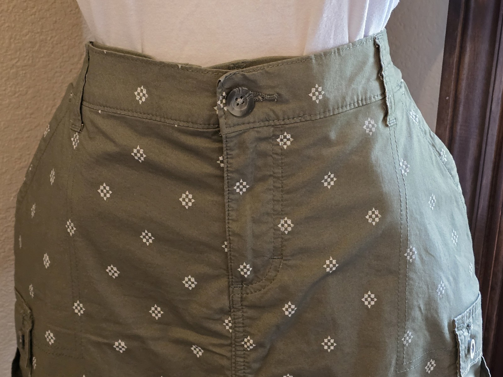 Lee Women’s Skort Skirt Regular Fit, Green Size 10