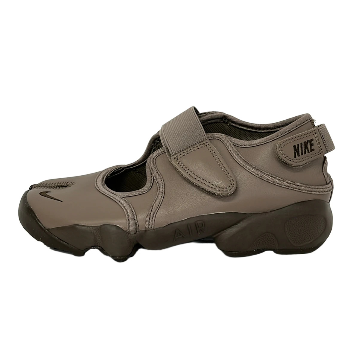 NIKE Air Rift IO8738-214 Gray Beige Synthetic Leather Chemical Fiber Sneakers