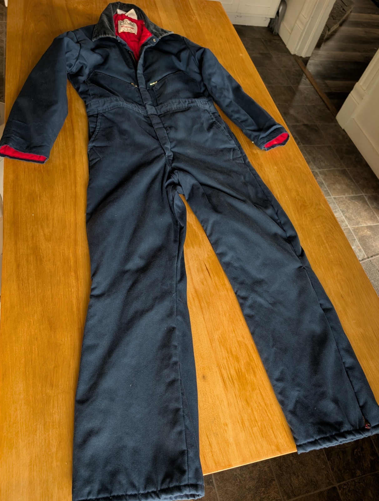 Vintage Walls Blizzard-Pruf Mens Medium Insulated Coveralls USA Preowned