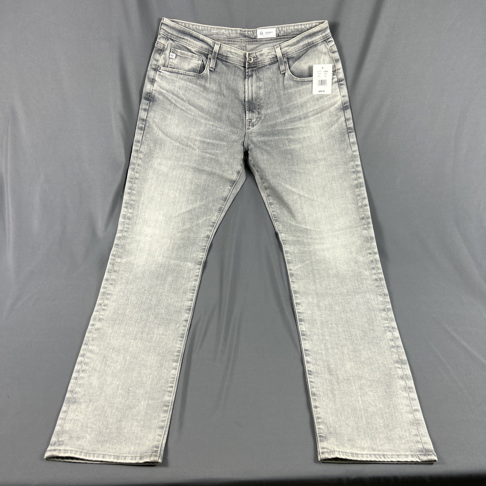 AG Jeans Everett Slim Straight 36 x 34 Conquest Cotton Polyester NWT MSRP $200