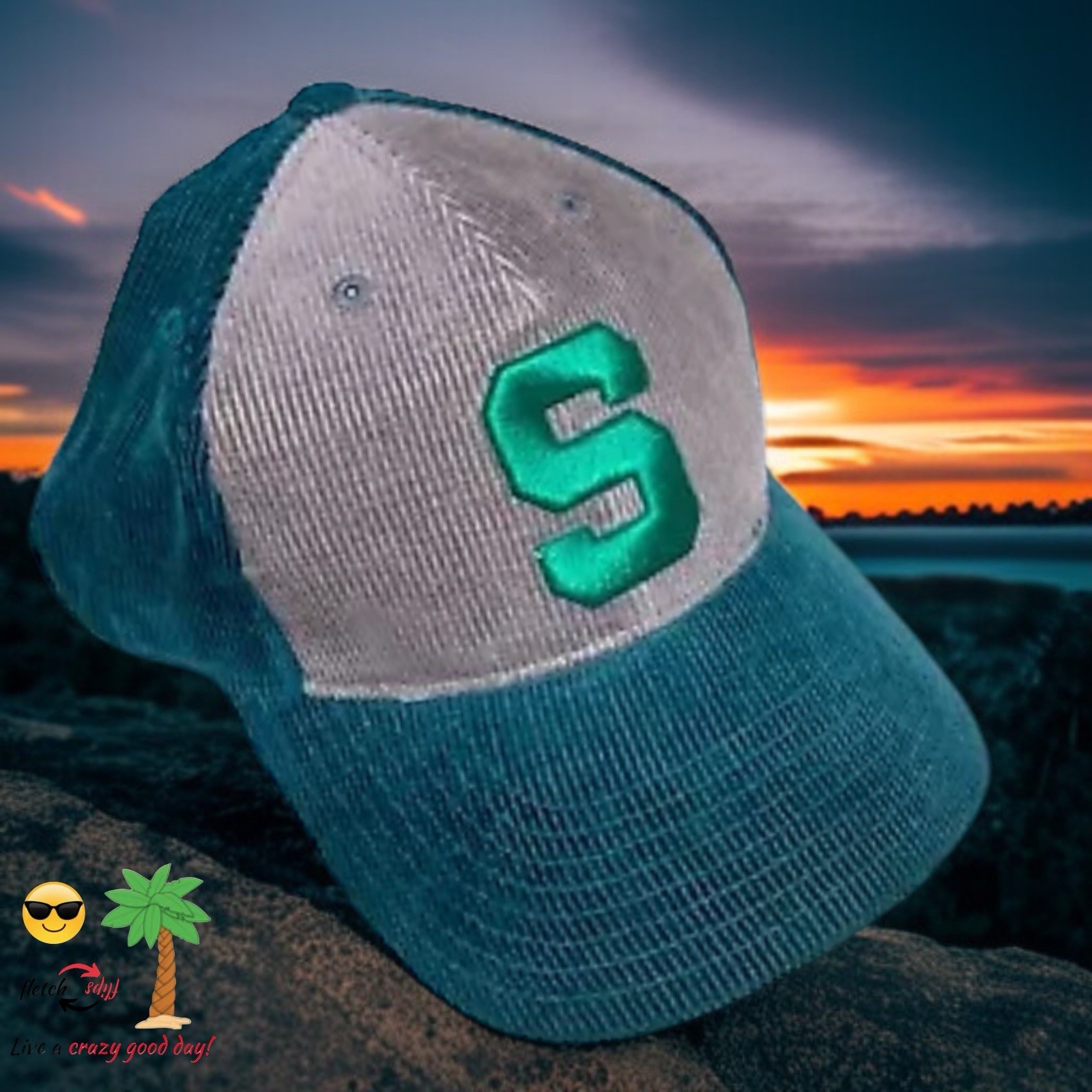MSU Michigan State Spartans Corduroy Hat Golf Sports Basketball Football Lansing